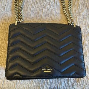 Kate Spade Black Quilted Crossbody